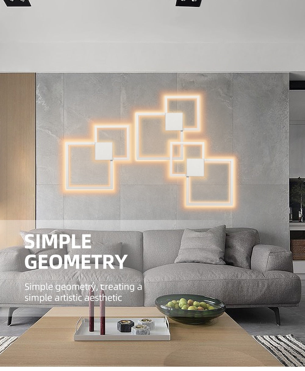Rowley - Square Modern Wall Lamp