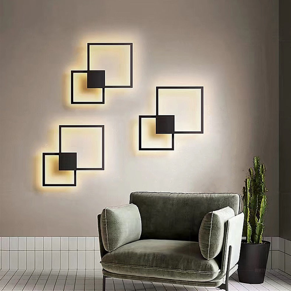 Rowley - Square Modern Wall Lamp