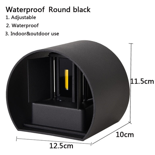 LED Waterproof Wall Lamps 12W