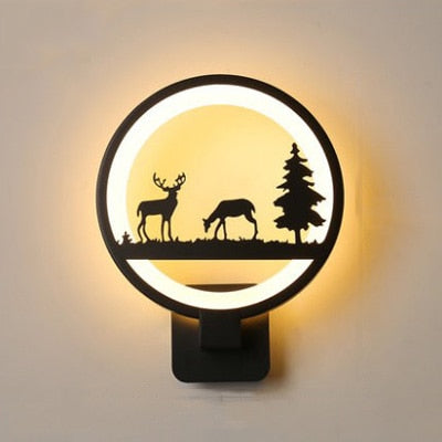 LED Forest Wall Lamp