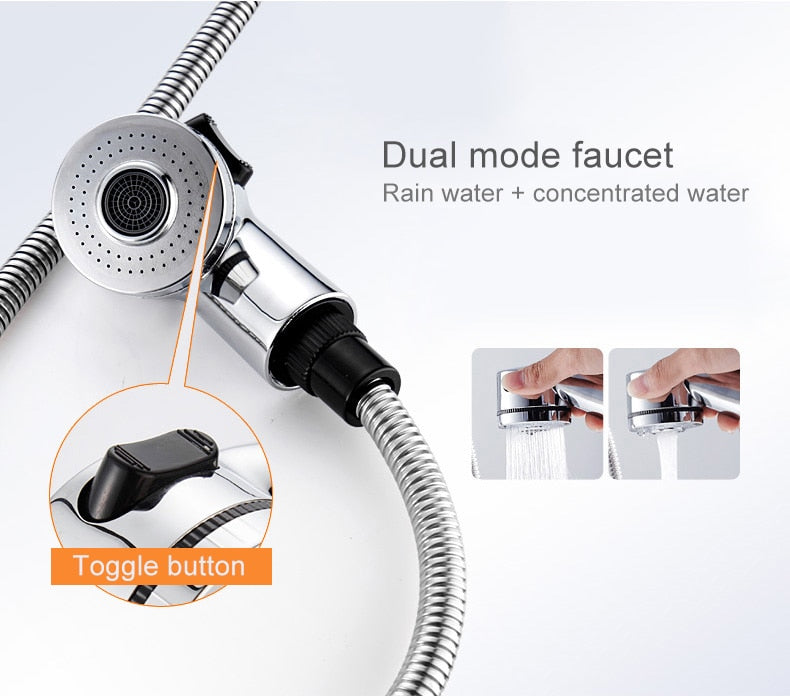 Pull Out Bathroom Sink Faucet