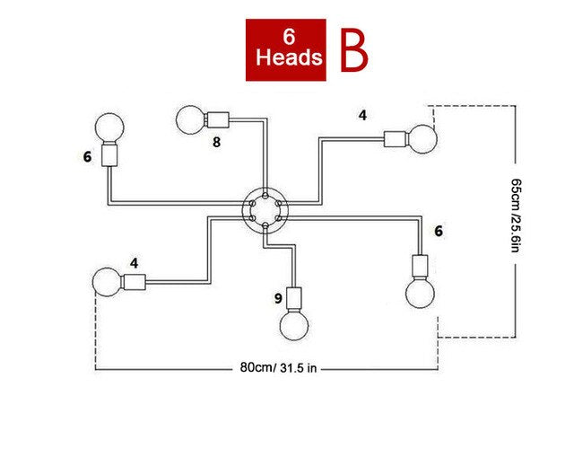 Vintage Ceiling Light Perfect For Living Room