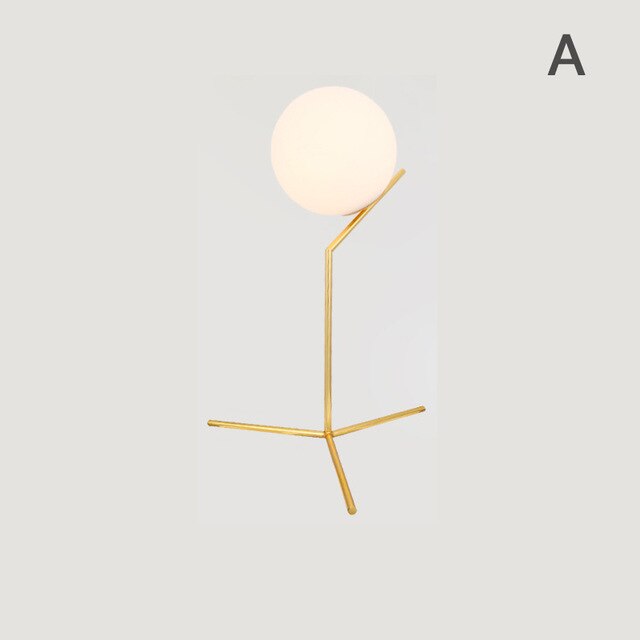 Milky White Glass Globe Minimalist Pendant Lights