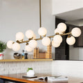 Tiny Glass Globes - Modern Chandelier