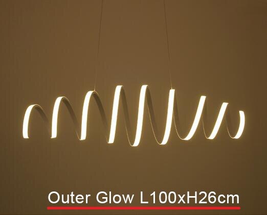 Twisting Bedroom Dining Study Chandelier Lamp