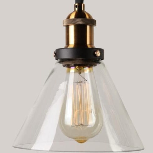 Vintage 5.5" To 11" Wide Pendant Glass Retro Lights - Sofrey Select