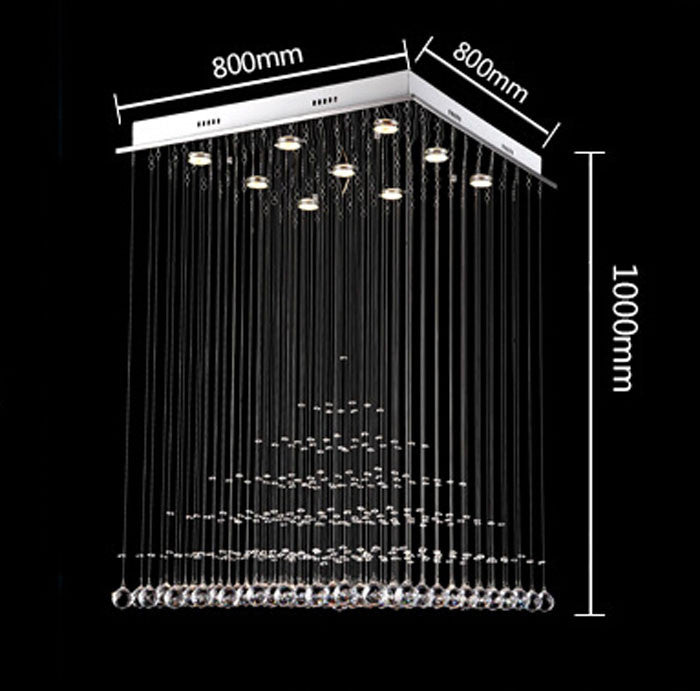 Modern CrystaL Chandelier  Pyramid Lamps