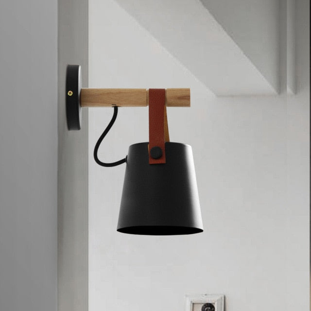 Wooden Wall Light Bedside