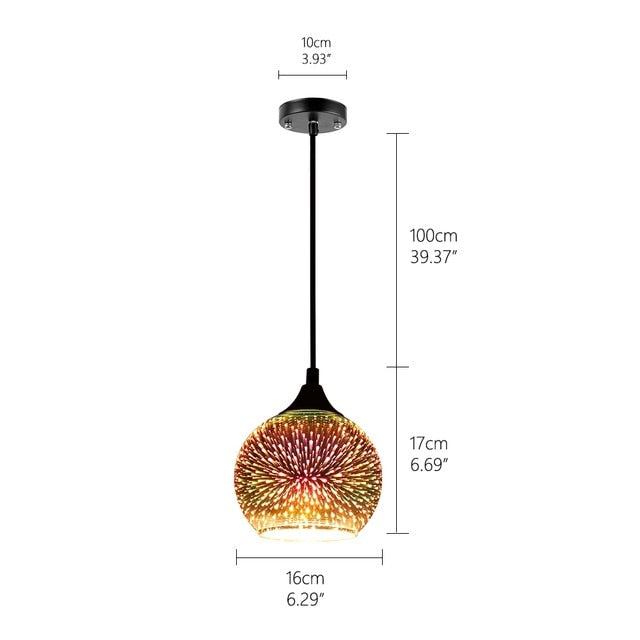 Modern 3D Pendant Lamp