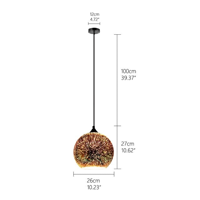 Modern 3D Pendant Lamp