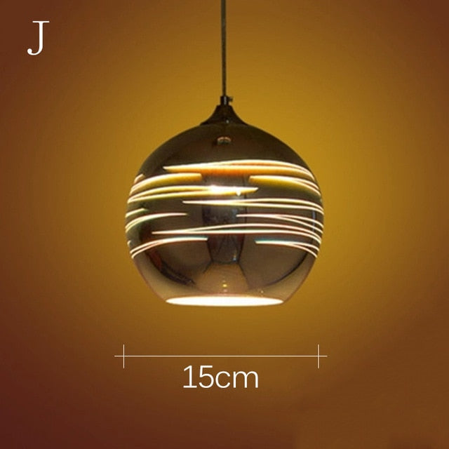 Modern 3D Pendant Lamp
