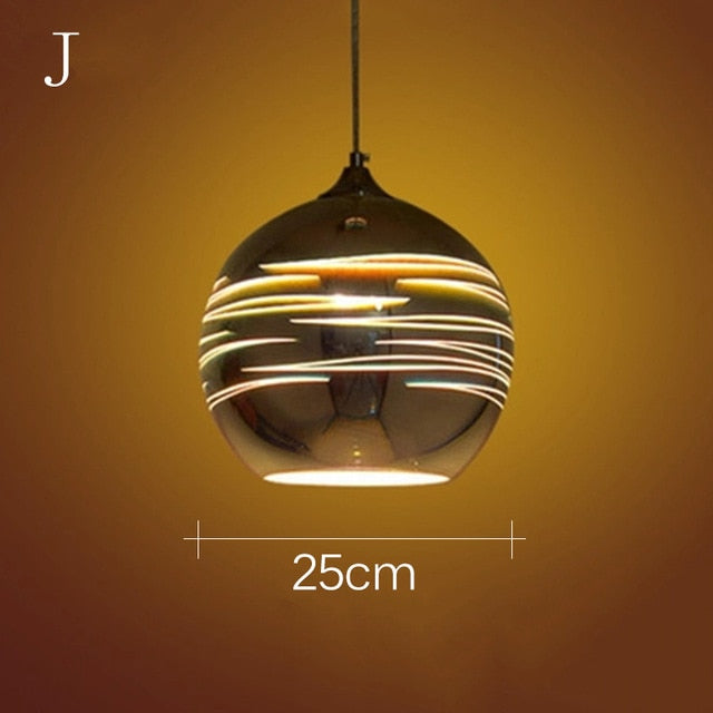 Modern 3D Pendant Lamp