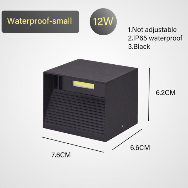 Wall lamp LED motion sensor IP65 waterproof