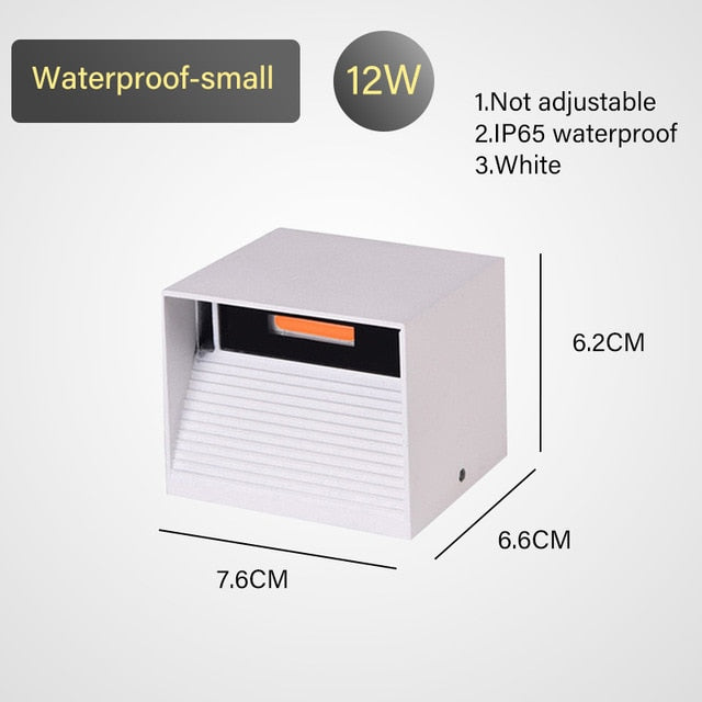 Wall lamp LED motion sensor IP65 waterproof