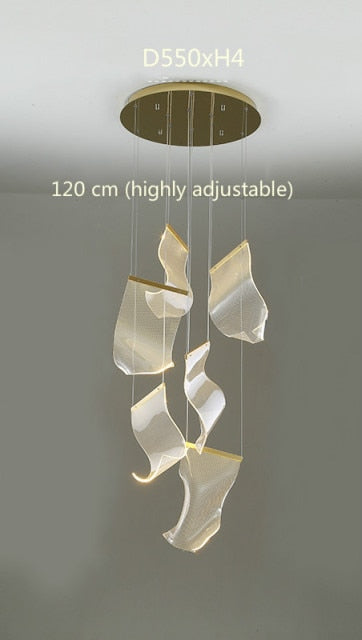 Stair Chandelier Art Ceiling Lamp