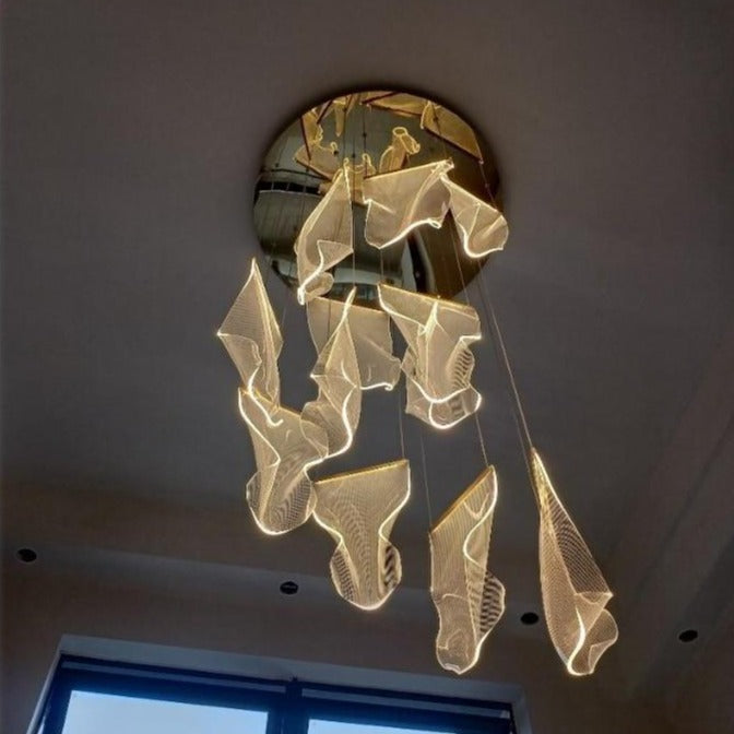 Stair Chandelier Art Ceiling Lamp