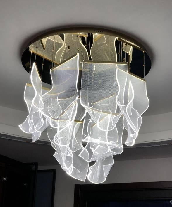 Stair Chandelier Art Ceiling Lamp