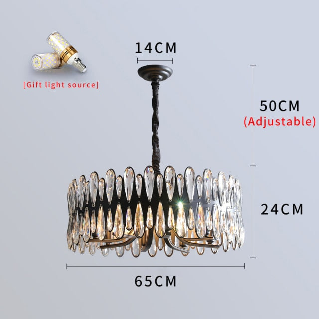 Mimis' Droplet - Living Room Chandelier Crystal Lighting