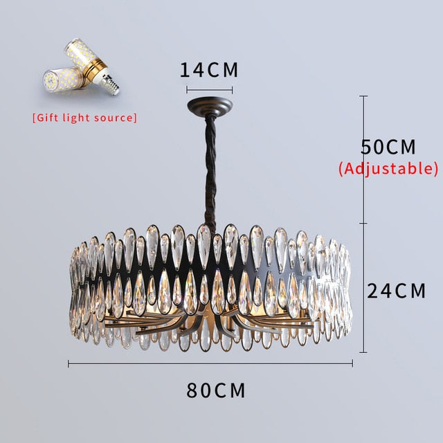 Mimis' Droplet - Living Room Chandelier Crystal Lighting