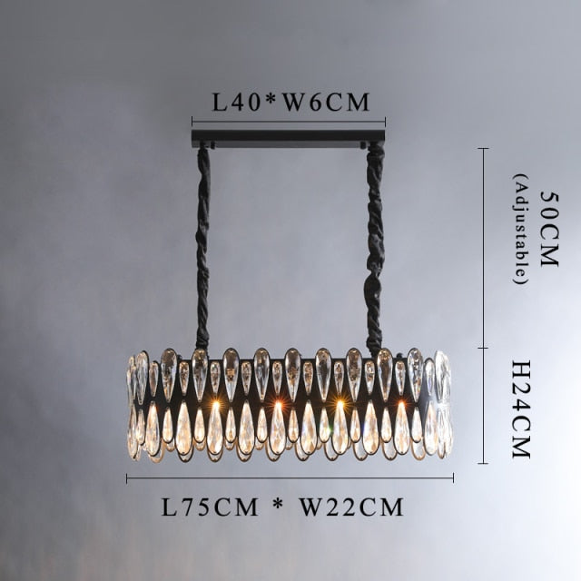 Mimis' Droplet - Living Room Chandelier Crystal Lighting