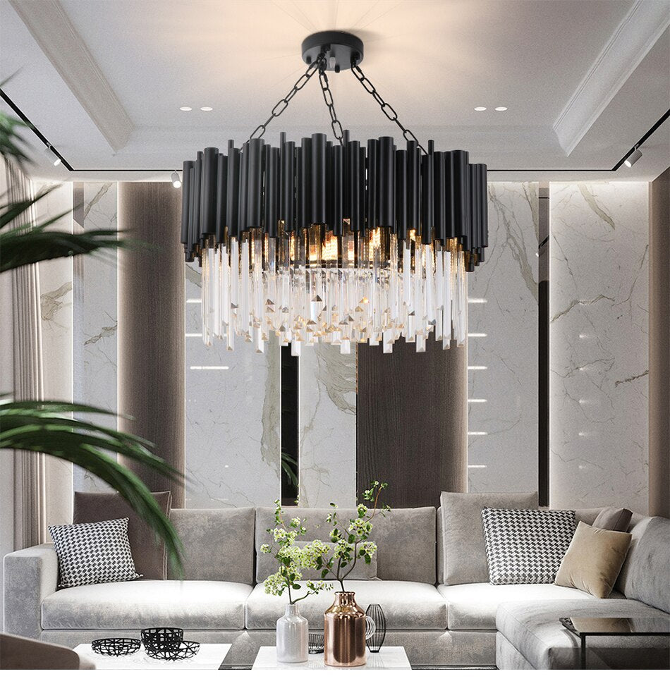 Black Wyvern Modern Chandelier Lighting