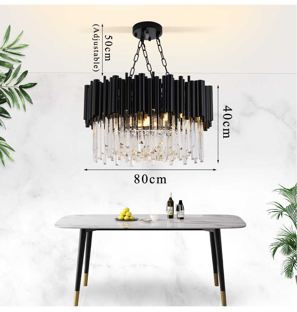 Black Wyvern Modern Chandelier Lighting
