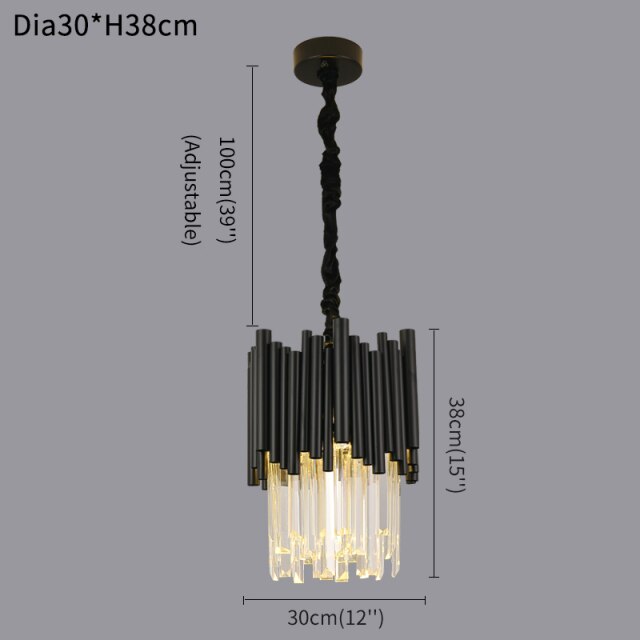 Black Wyvern Modern Chandelier Lighting