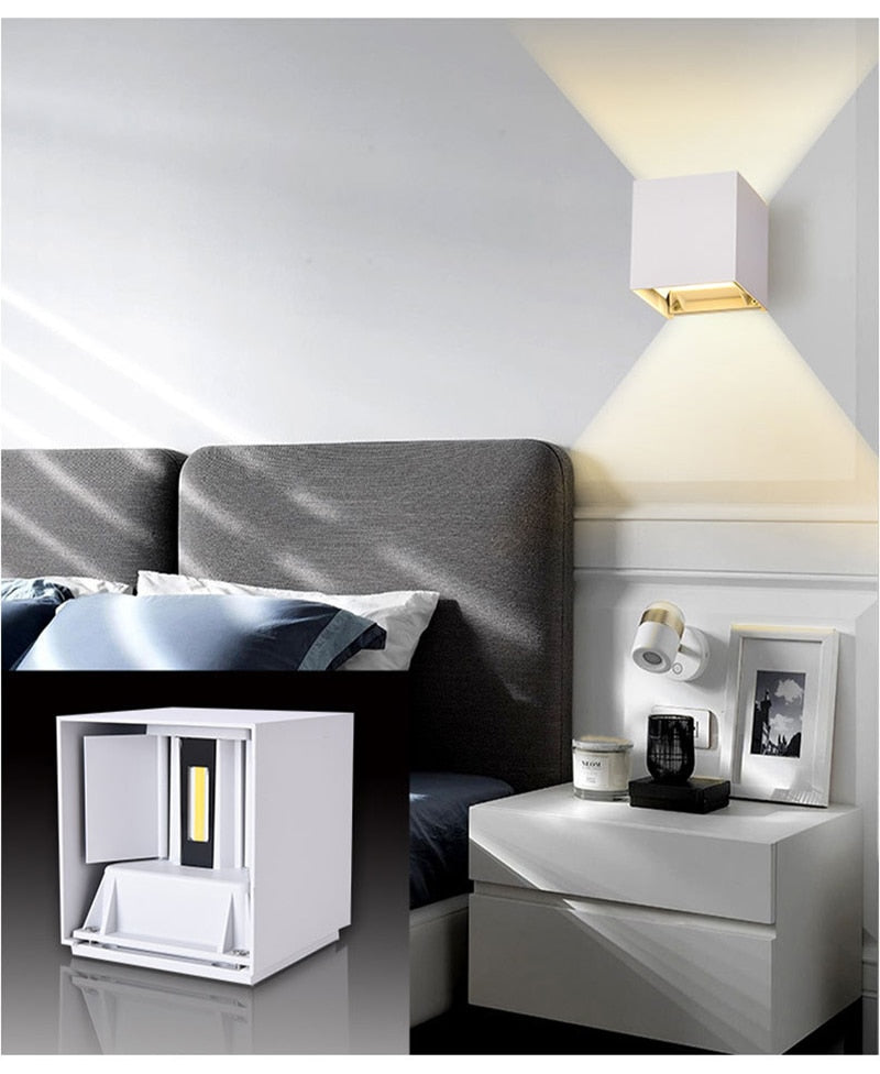 Wall lamp LED motion sensor IP65 waterproof