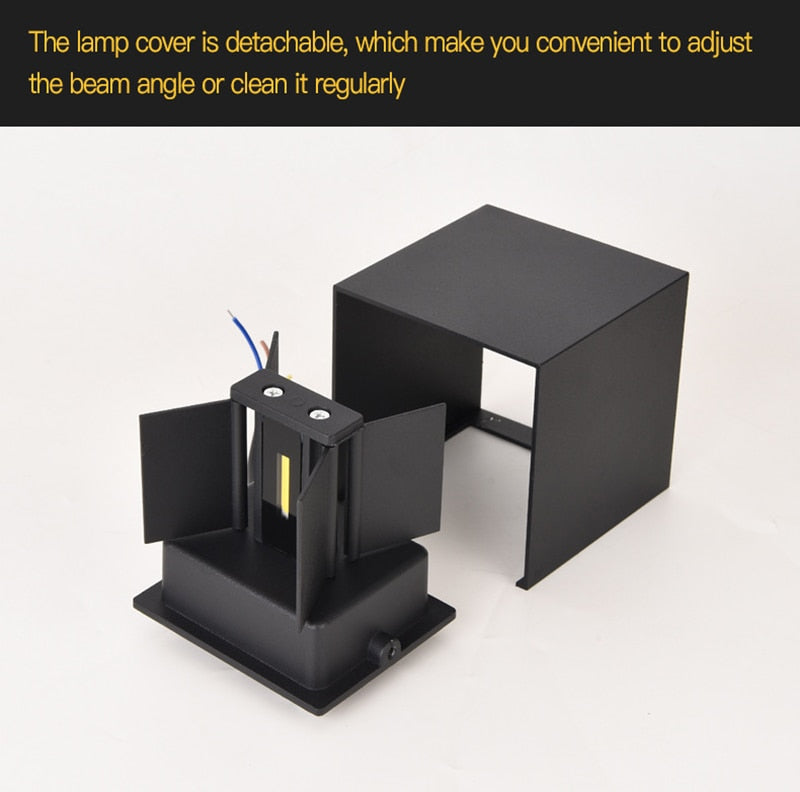 Wall lamp LED motion sensor IP65 waterproof