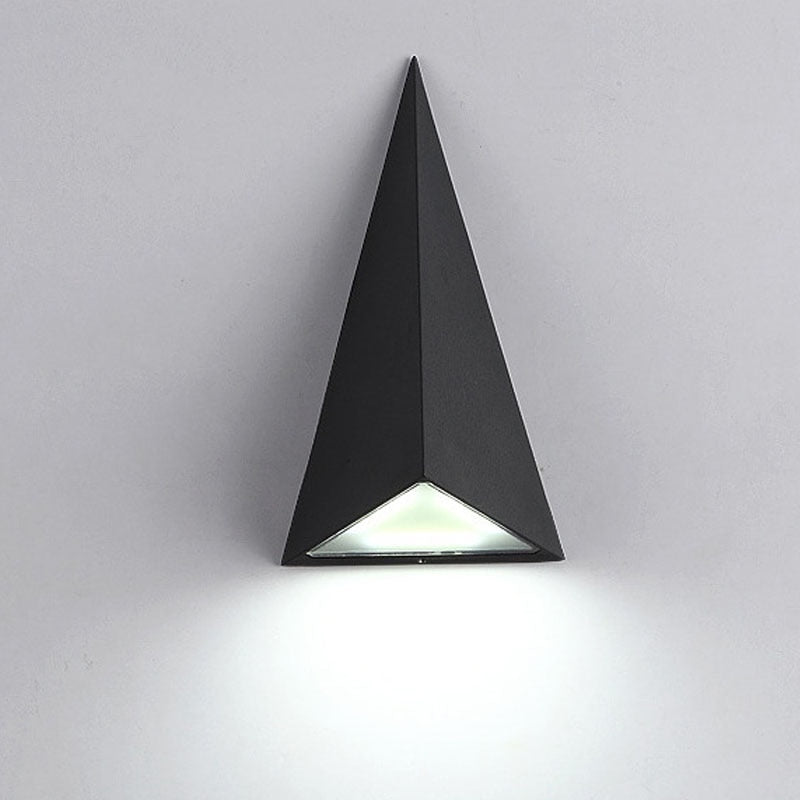 Waterproof Indoor/Outdoor Pyramid Wall Lamp