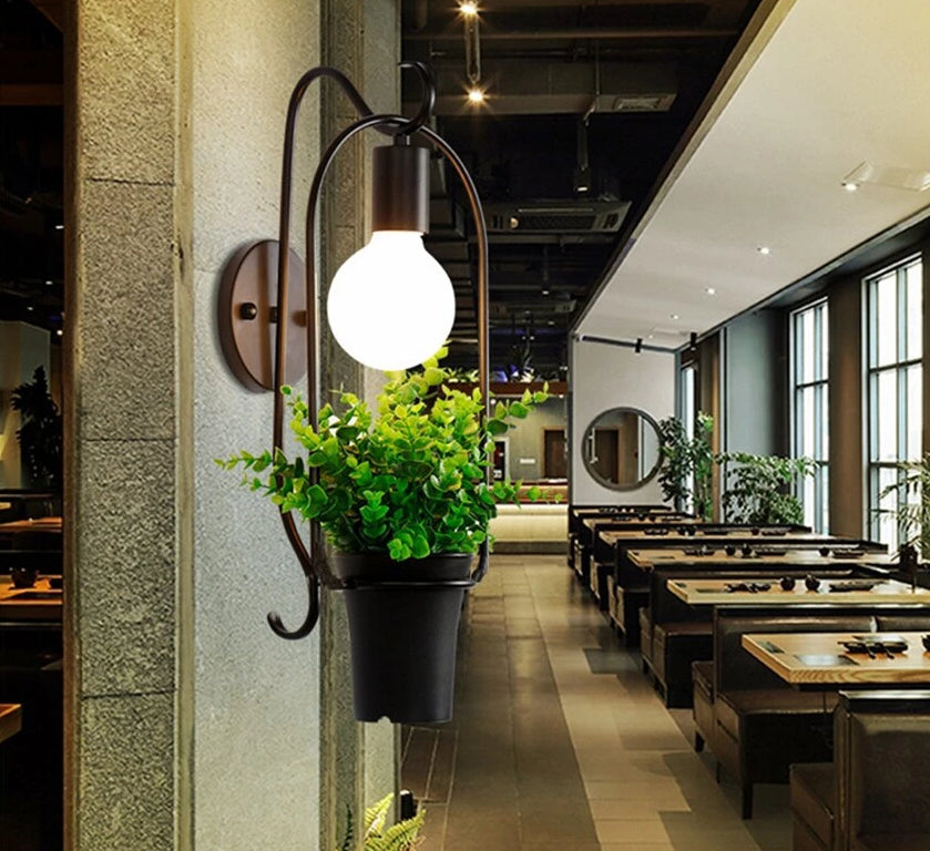 Brielle - Modern Nordic Planter Wall Lamp