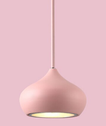 Colourful Dome Shaped Lampshade LED Pendant Lights