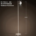 Adjustable 3-Bulb Slim Iron Floor Lamp