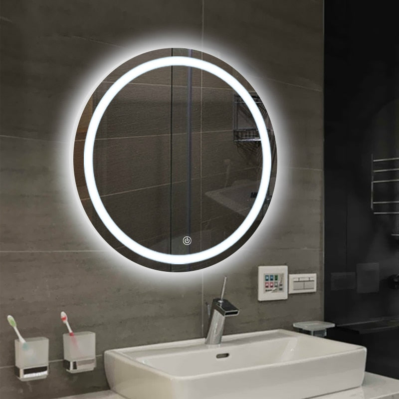 Rosetta - LED Light Frame Round Mirror
