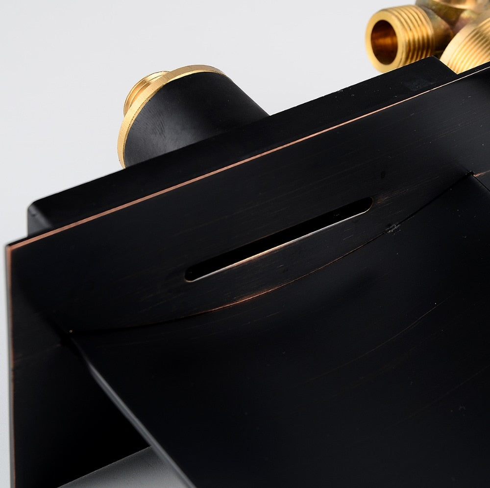 Wall Bathroom Sink Faucet LED