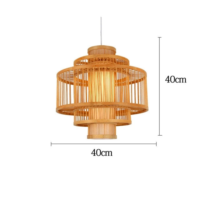 Calico - Bamboo Pendant Hanging Light